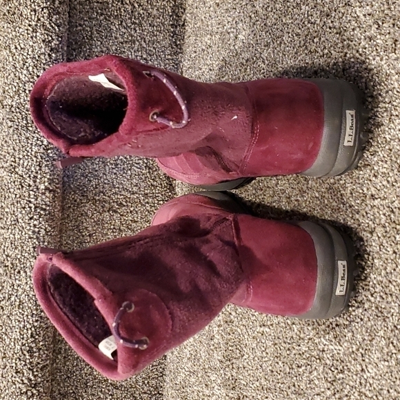 L.L.Bean Thinsulate Lined Suede winter boots shoes - Picture 6 of 10